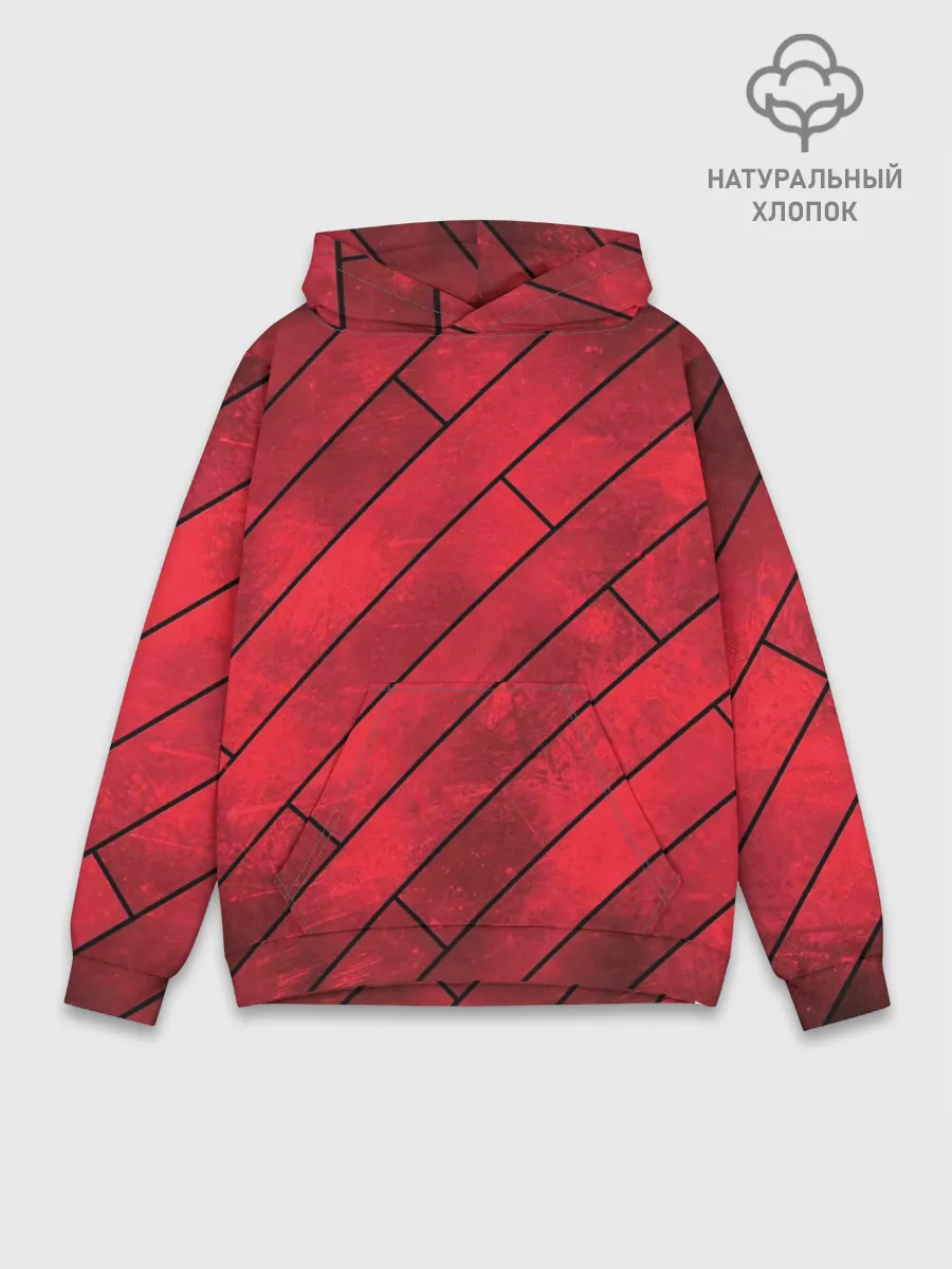 Худи мужской база хлопок / Red Boards Texture