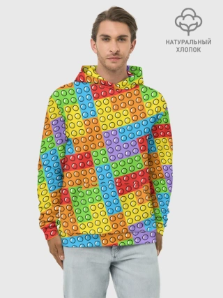 Худи мужской база хлопок / POP IT / SIMPLE DIMPLE