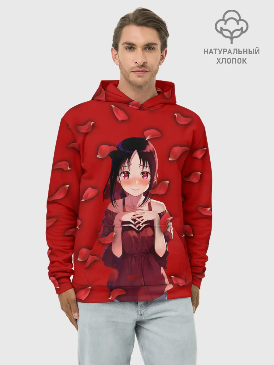 Худи мужской база хлопок / Госпожа Кагуя