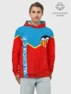 Худи мужской база хлопок / FC VALENCIA / ФК ВАЛЕНСИЯ
