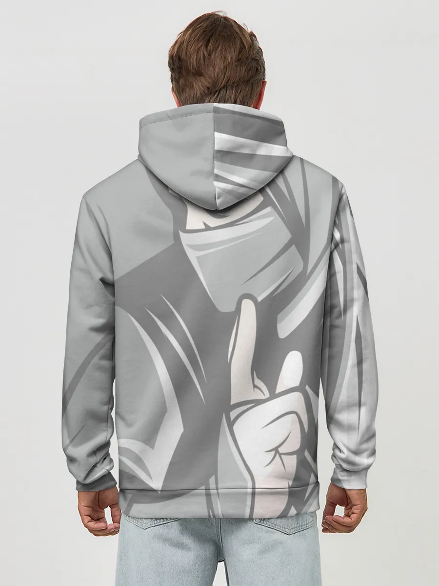 Худи мужской база хлопок / Ниндзя