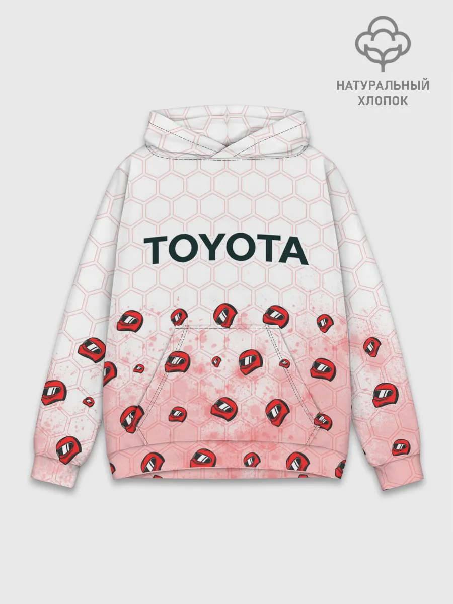 Худи мужской база хлопок / Тойота - Racing