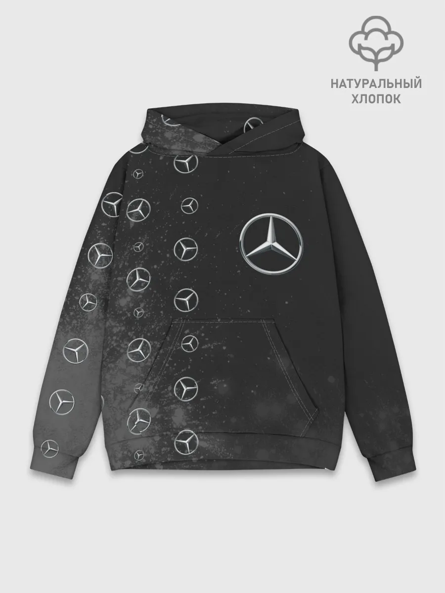 Худи мужской база хлопок / Мерседес - Взрыв