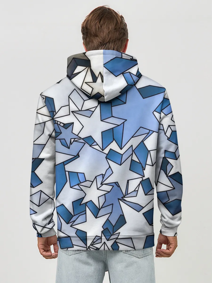 Худи мужской база хлопок / Магические звезды