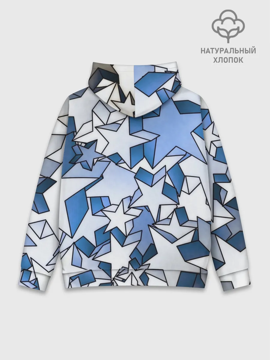 Худи мужской база хлопок / Магические звезды
