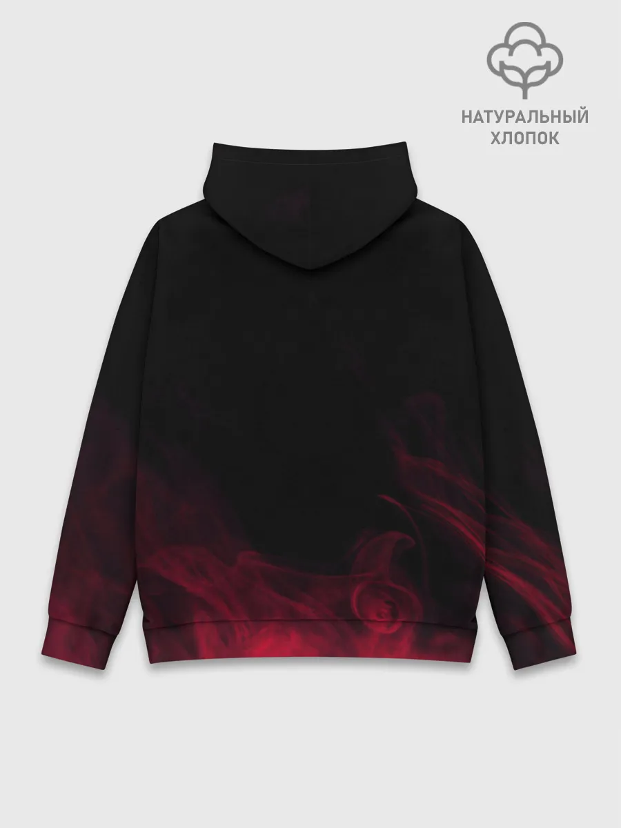 Худи мужской база хлопок / 5FDP | RED SMOKE