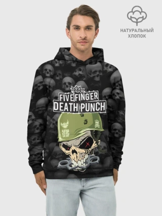 Худи мужской база хлопок / Five Finger Death Punch | 5FDP