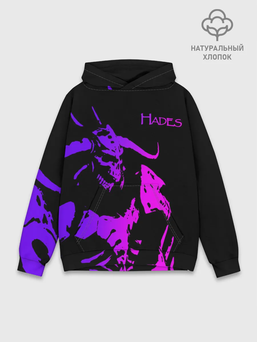 Худи мужской база хлопок / Hades demon