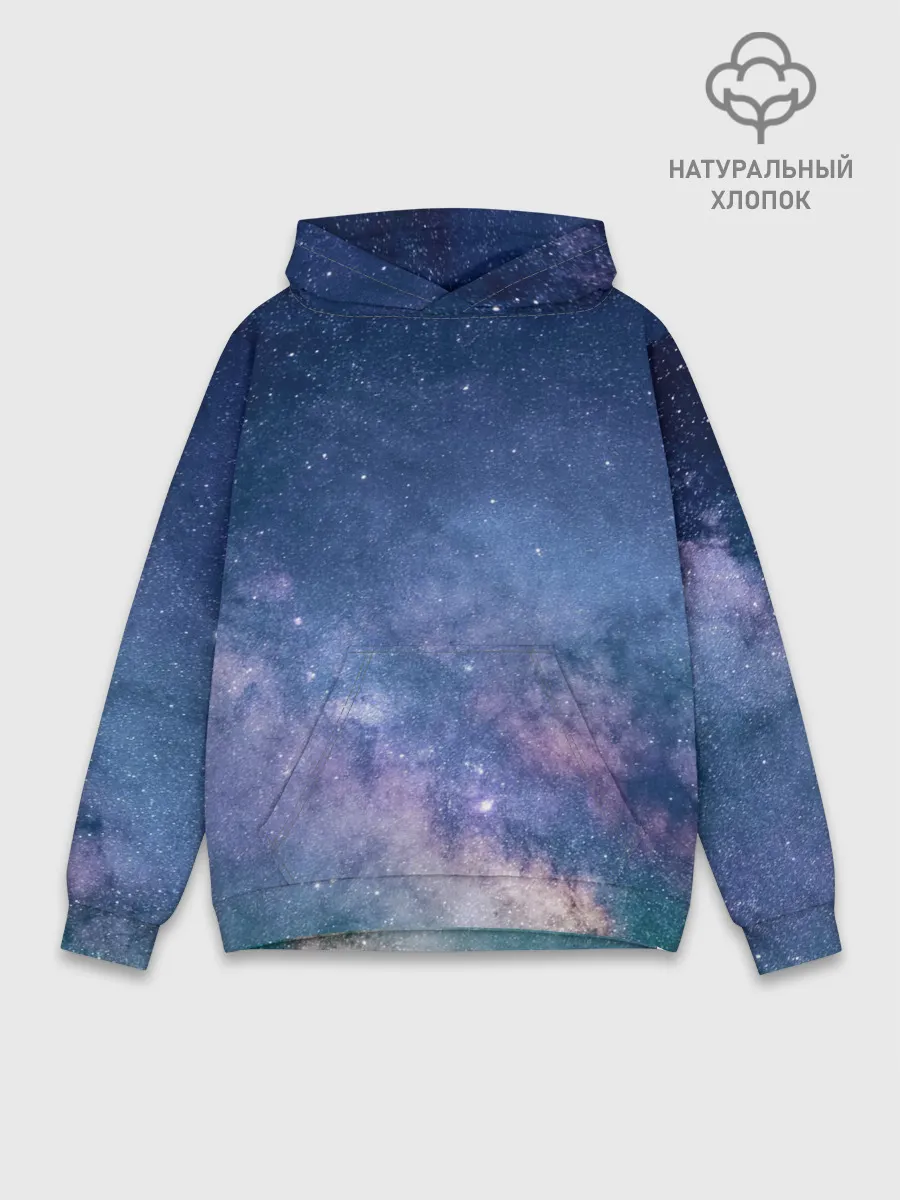 Худи мужской база хлопок / Космос