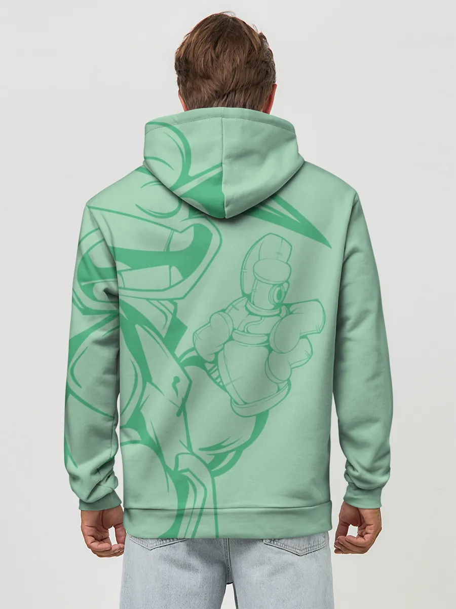 Худи мужской база хлопок / Люблю граффити