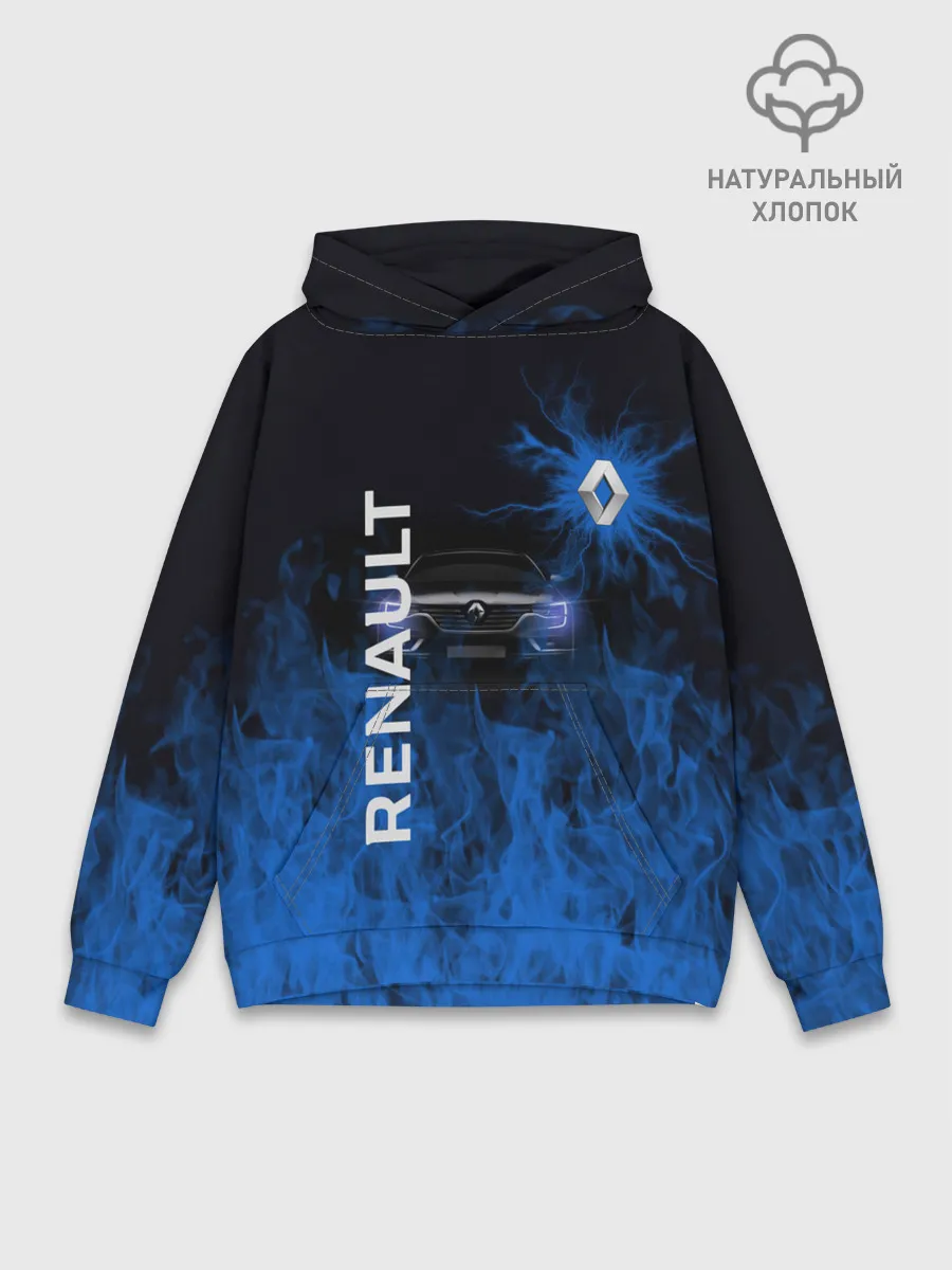 Худи мужской база хлопок / RENAULT