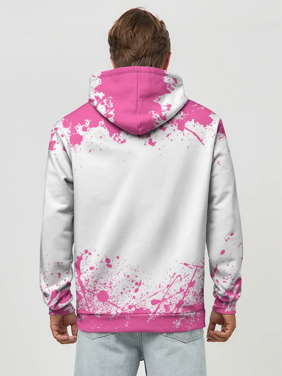 Худи мужской база хлопок / Девушки и танки | Pink