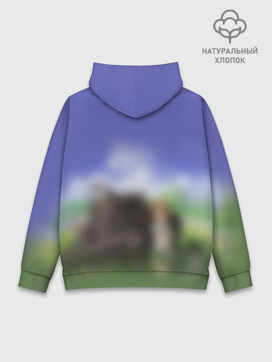 Худи мужской база хлопок / Девушки и танки | Girls und Panzer