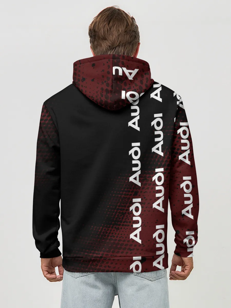 Худи мужской база хлопок / Ауди - Pro Racing