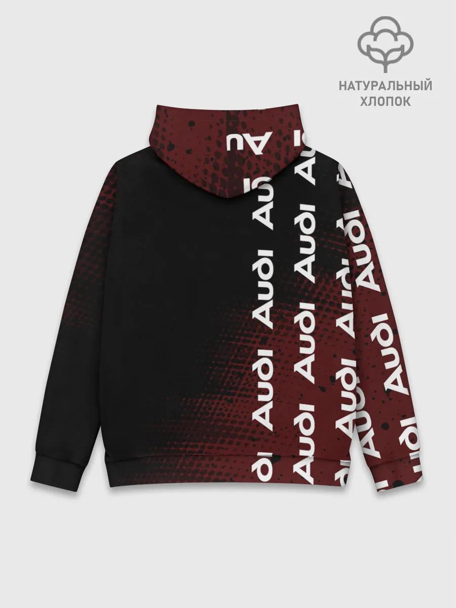 Худи мужской база хлопок / Ауди - Pro Racing