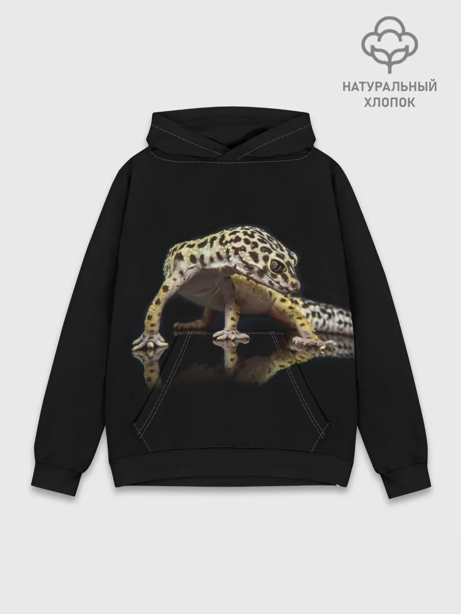 Худи мужской база хлопок / ЭУБЛЕФАР / EUBLEPHARIS