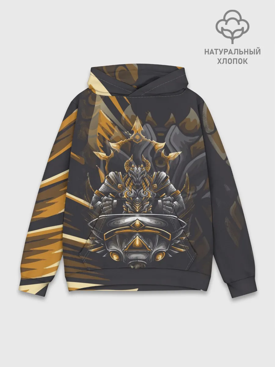 Худи мужской база хлопок / Монстр