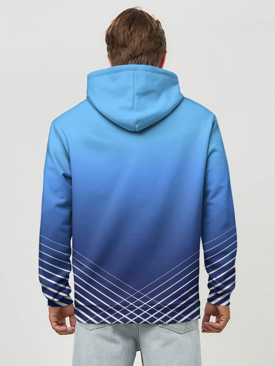 Худи мужской база хлопок / МАНЧЕСТЕР СИТИ / МАНЧЕСТЕР