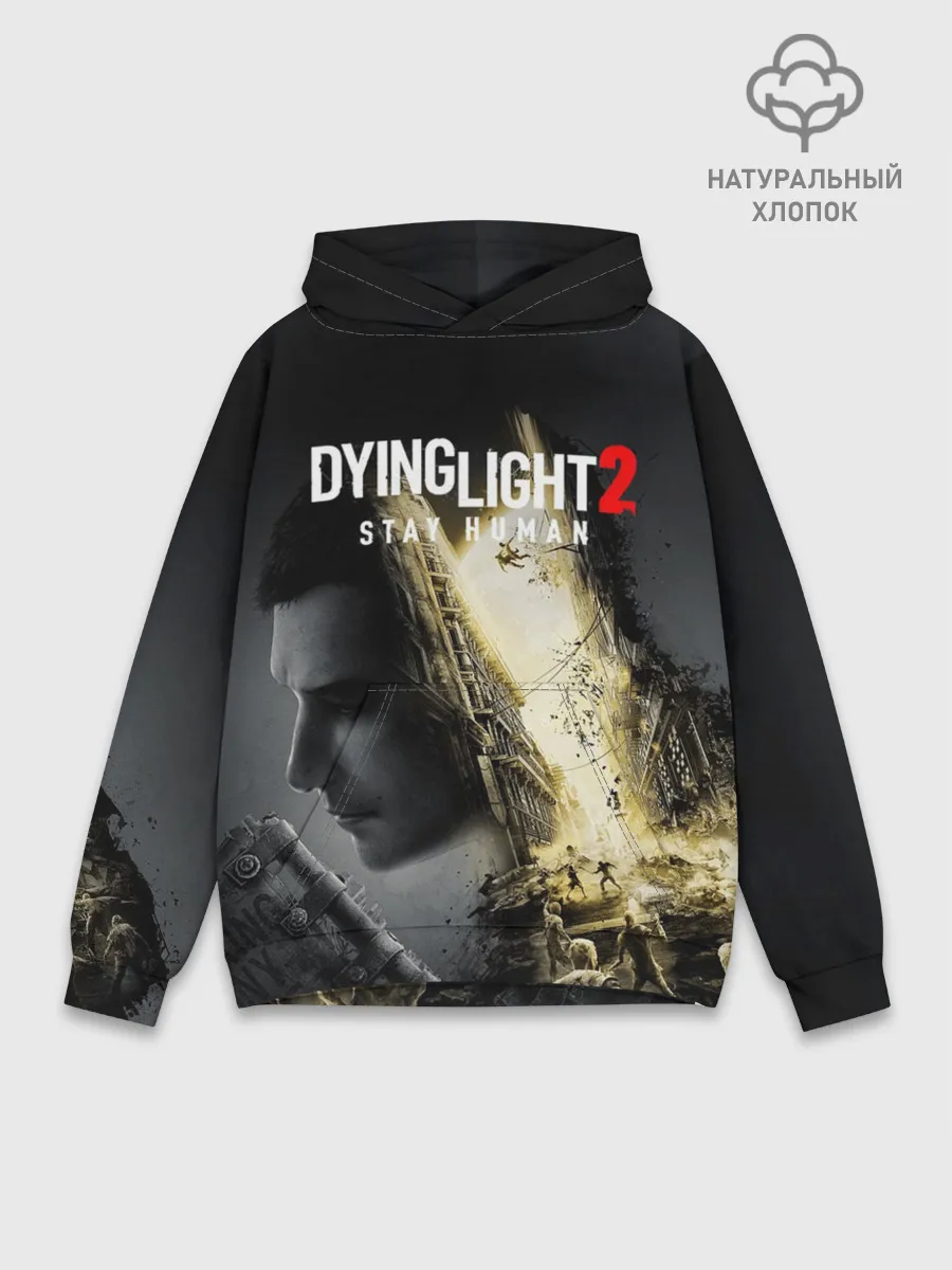 Худи мужской база хлопок / Dying Light 2 Deluxe