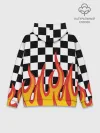 Худи мужской база хлопок / ОГОНЬ / УЗОР / PATTERN