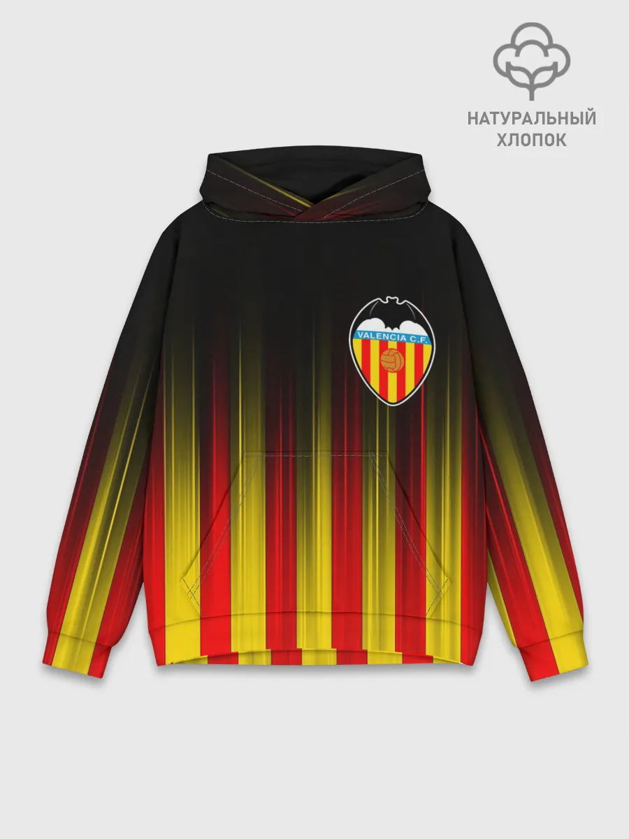 Худи мужской база хлопок / FC VALENCIA / ФК ВАЛЕНСИЯ