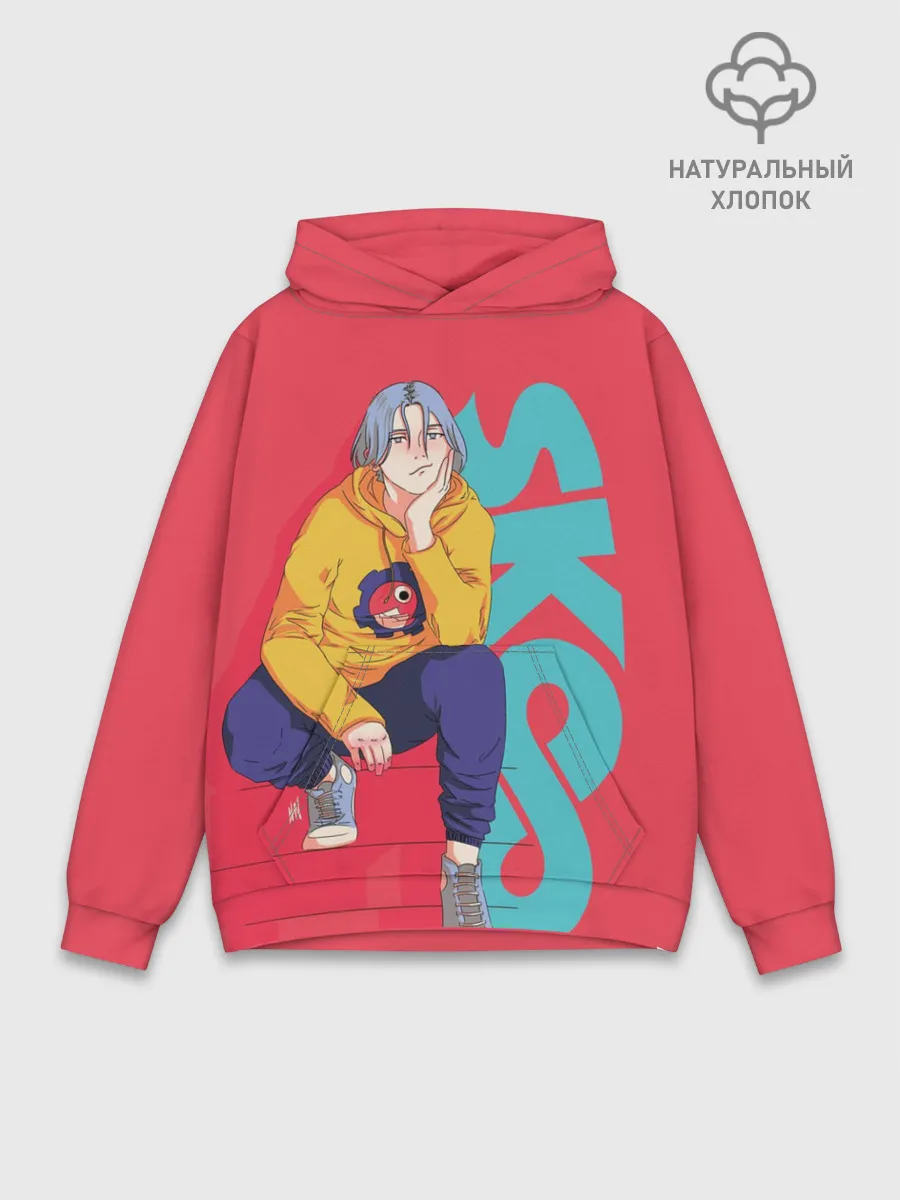 Худи мужской база хлопок / SK8 the Infinity Langa