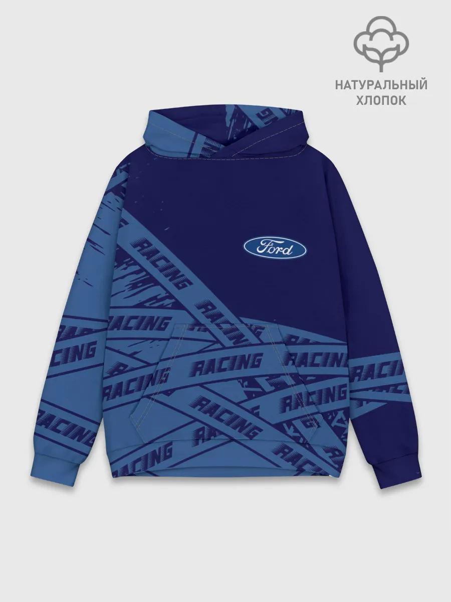 Худи мужской база хлопок / Форд - Racing