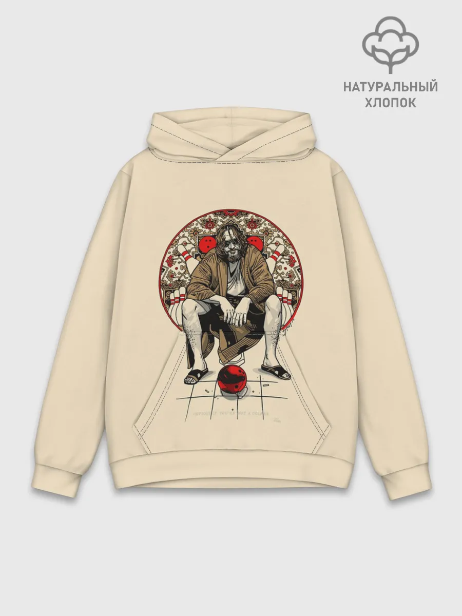 Худи мужской база хлопок / Dude, rug, bowling