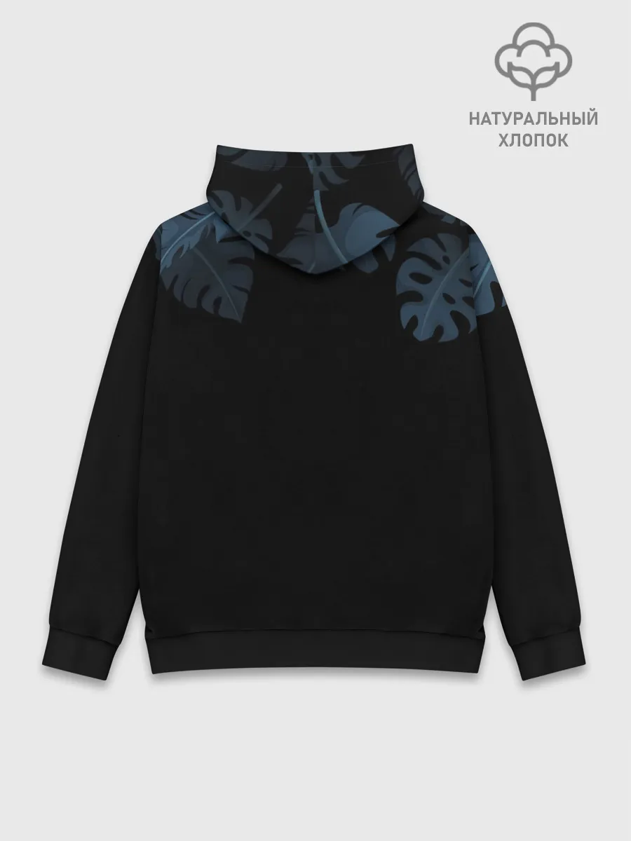 Худи мужской база хлопок / Шарлотта Роузрей Чёрный клевер