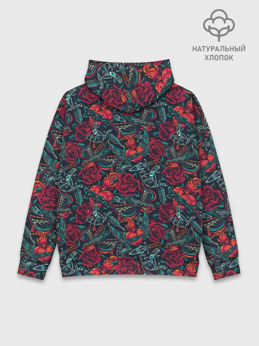 Худи мужской база хлопок / Тату мастер