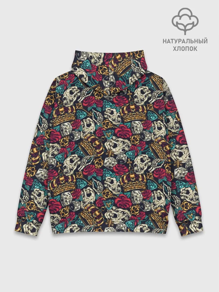 Худи мужской база хлопок / Царские мотивы