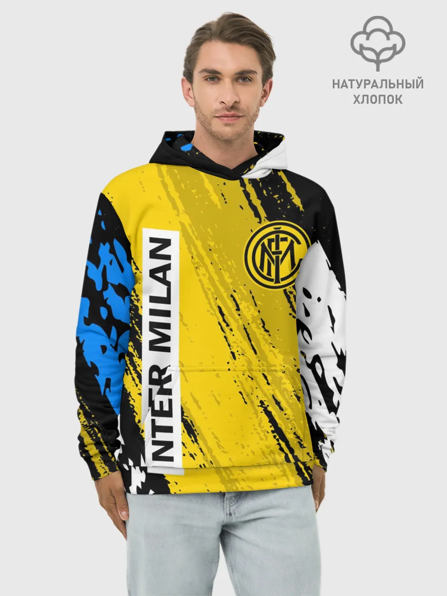 Худи мужской база хлопок / ИНТЕР МИЛАН / INTER MILAN