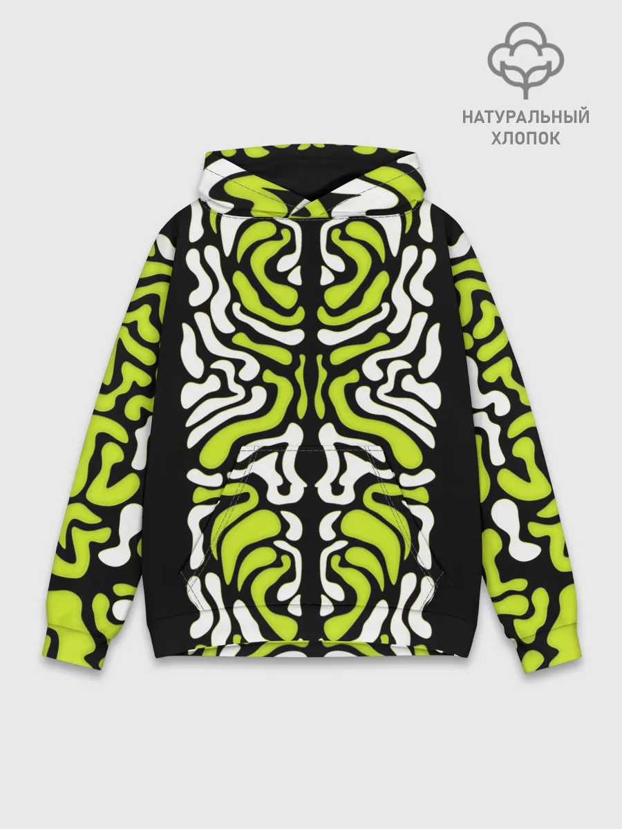 Худи мужской база хлопок / УФО УЗОР