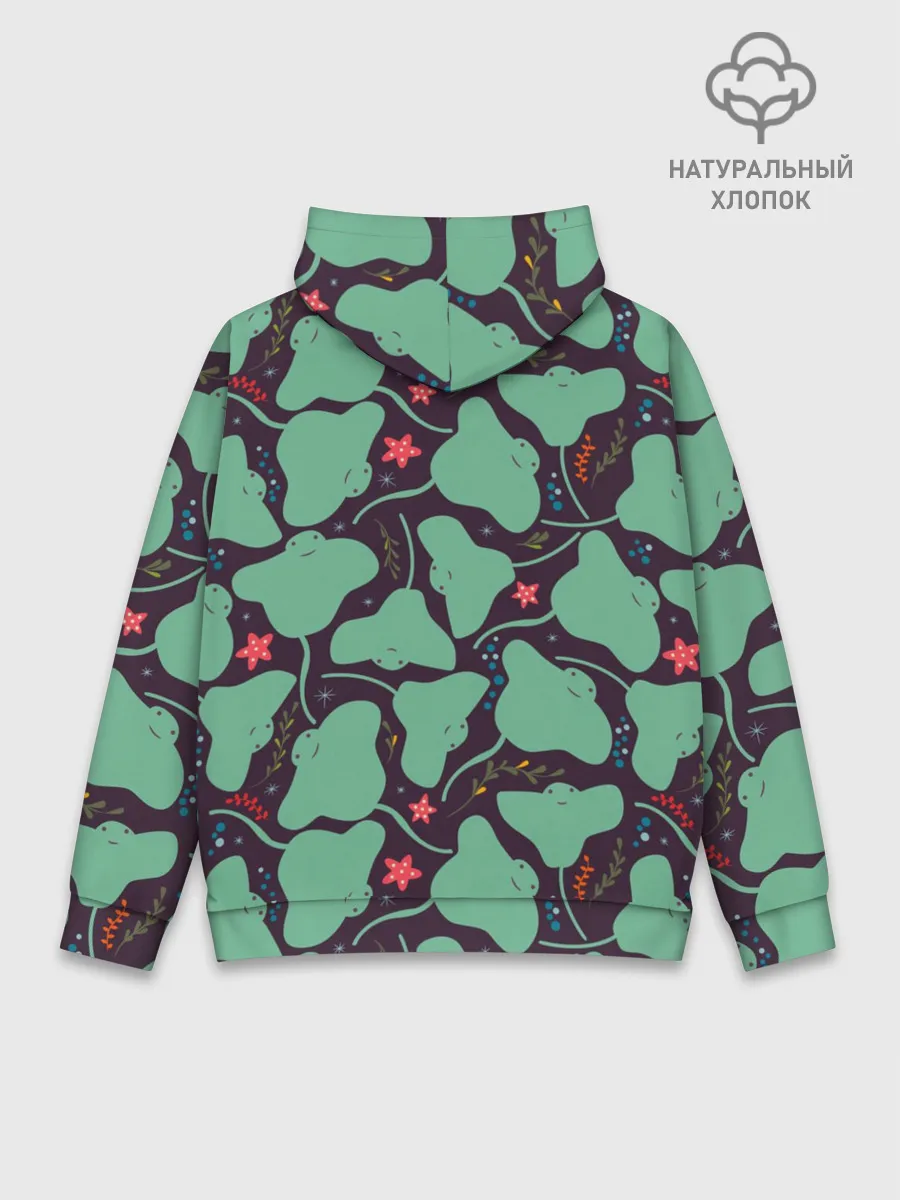 Худи мужской база хлопок / Скаты