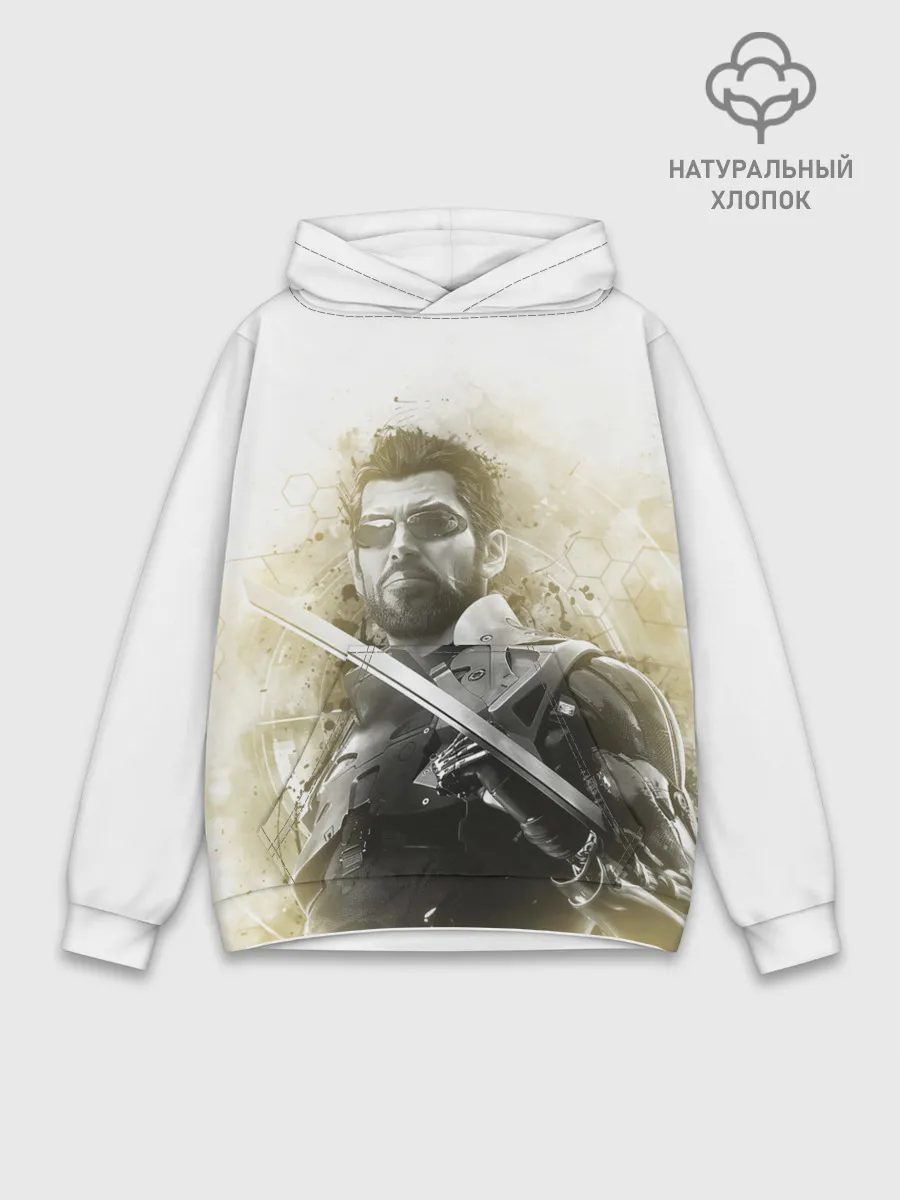 Худи мужской база хлопок / Adam