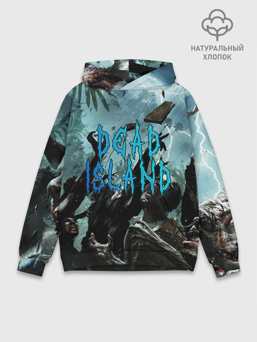 Худи мужской база хлопок / Толпа зомби