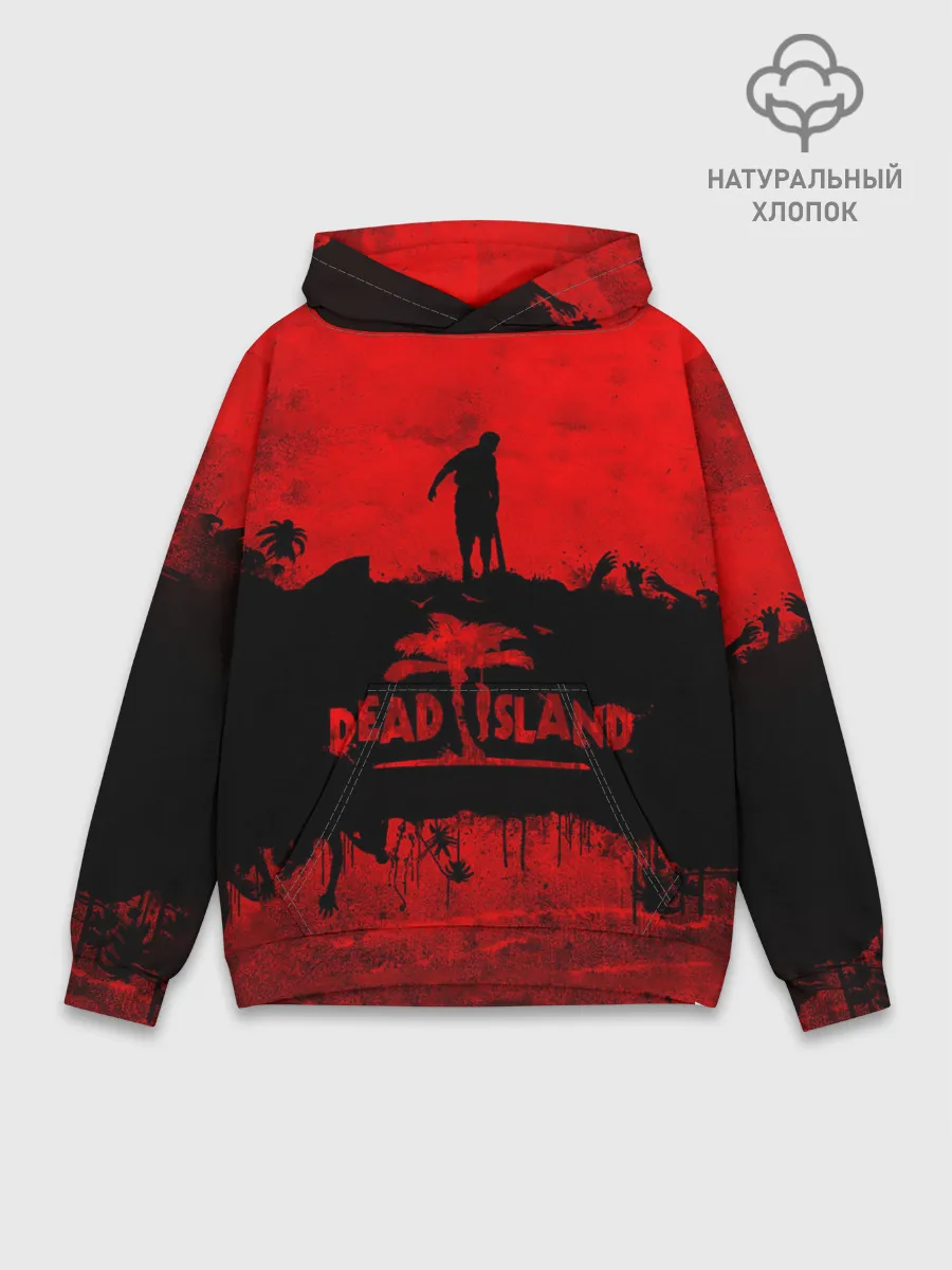 Худи мужской база хлопок / Island of blood