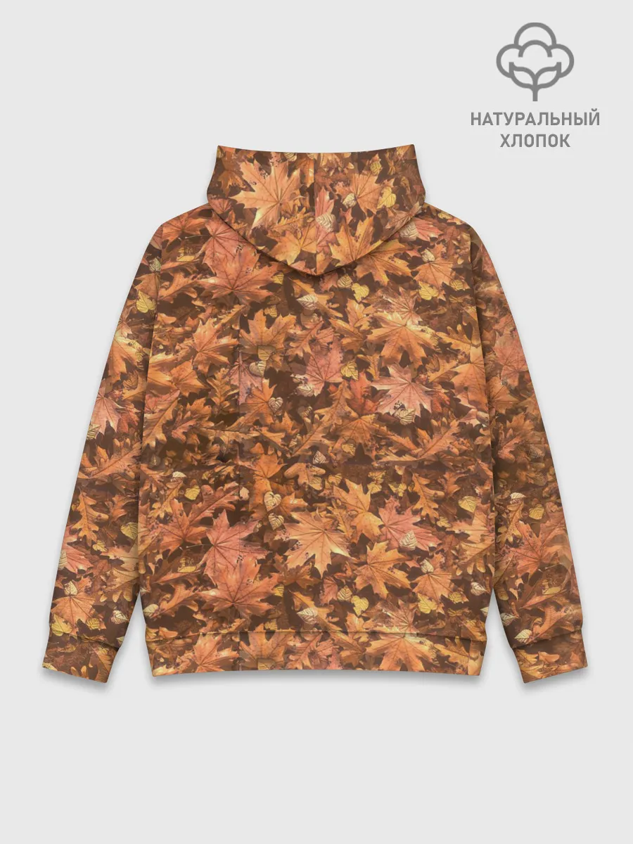 Худи мужской база хлопок / Осеннее листопад