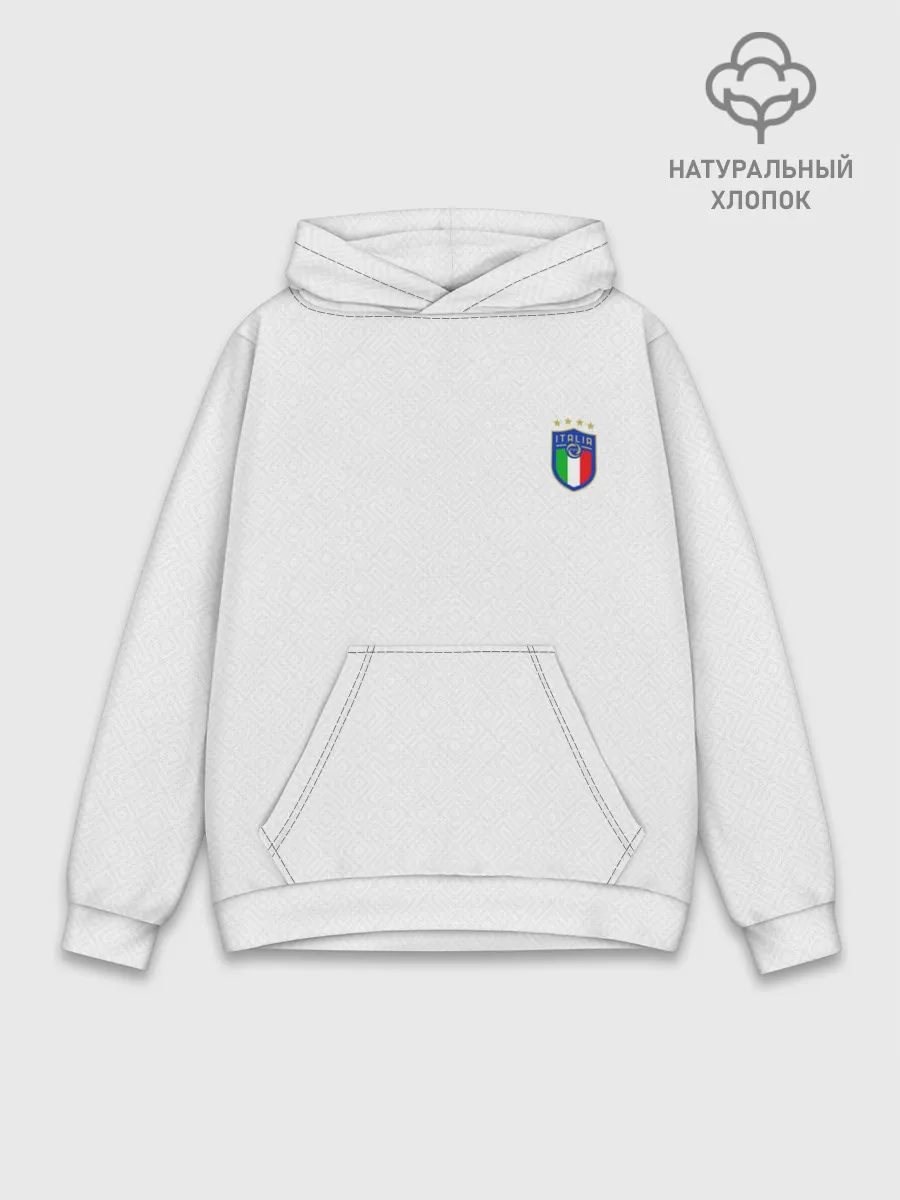 Худи мужской база хлопок / сборная Италии