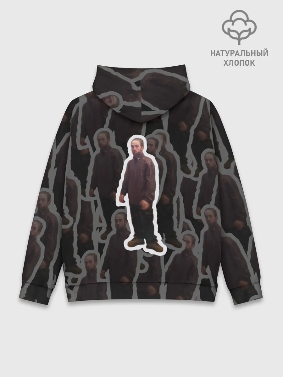 Худи мужской база хлопок / Роберт Паттинсон | Мем