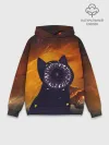 Худи мужской база хлопок / Космический кот | Space Cat