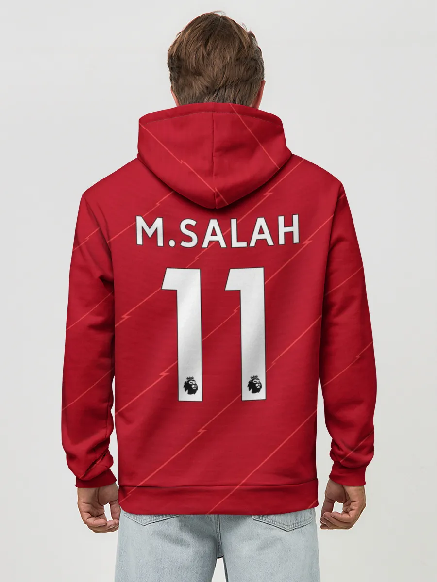 Худи мужской база хлопок / Салах Ливерпуль форма 2021/22