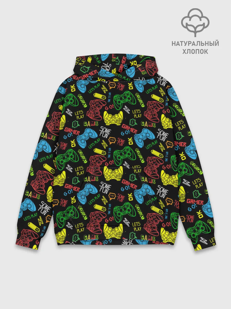 Худи мужской база хлопок / Топ-геймер