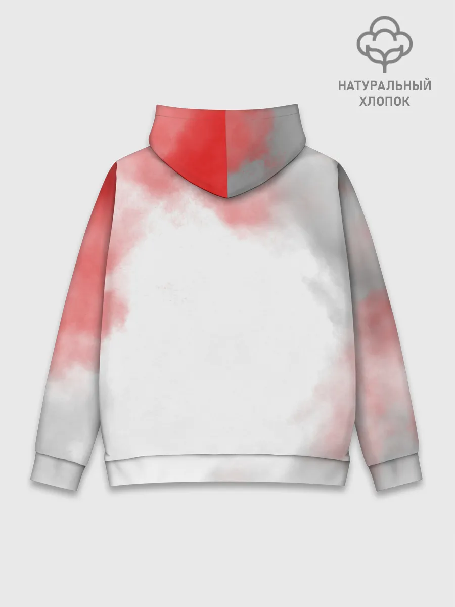 Худи мужской база хлопок / Чёрный клевер Черный Аст а