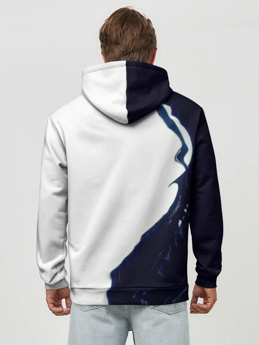 Худи мужской база хлопок / Черный Аста Чёрный клевер