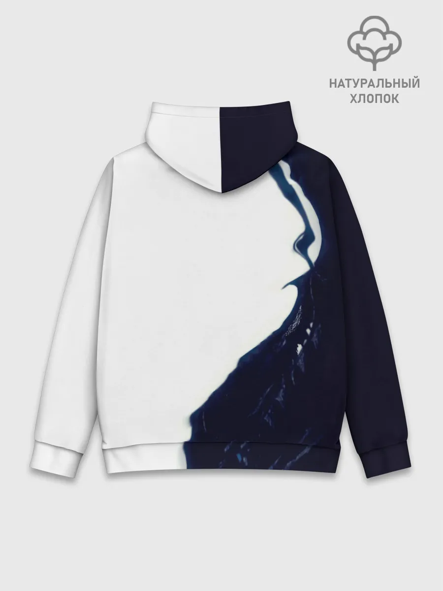 Худи мужской база хлопок / Черный Аста Чёрный клевер