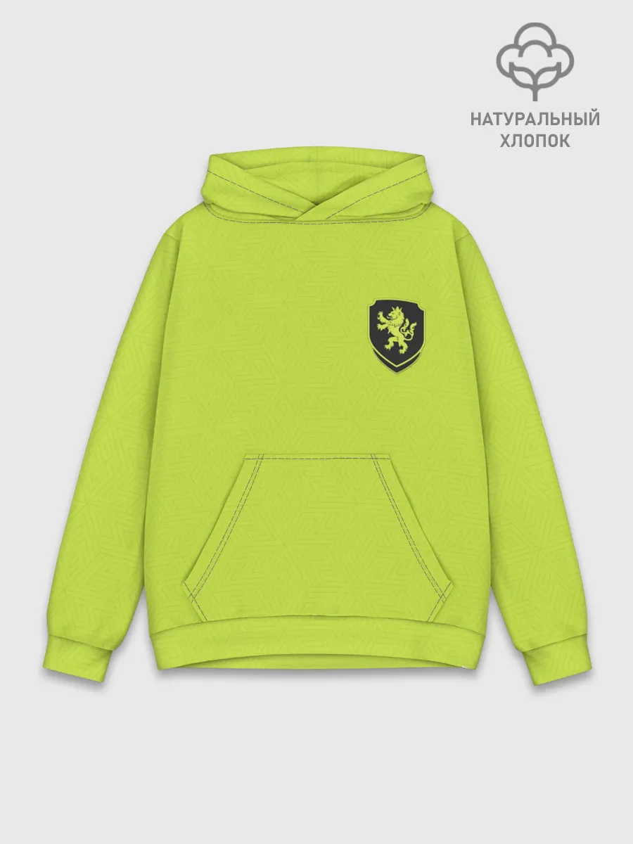 Худи мужской база хлопок / Форма Чехия гостевая