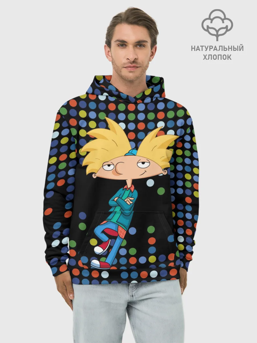 Худи мужской база хлопок / Хей, Арнольд!