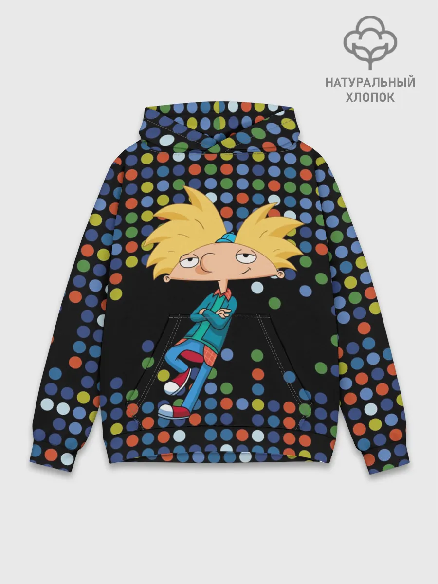 Худи мужской база хлопок / Хей, Арнольд!