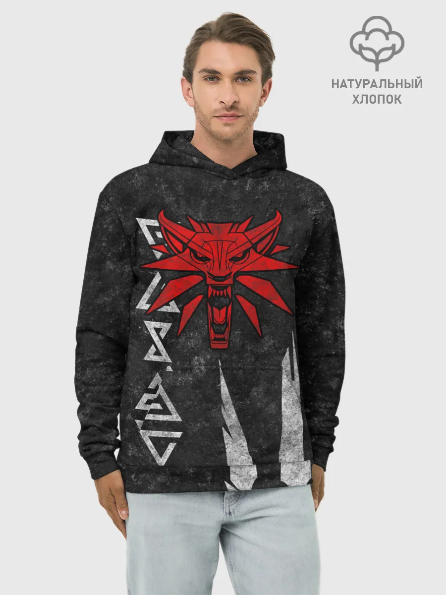 Худи мужской база хлопок / THE WITCHER [6]